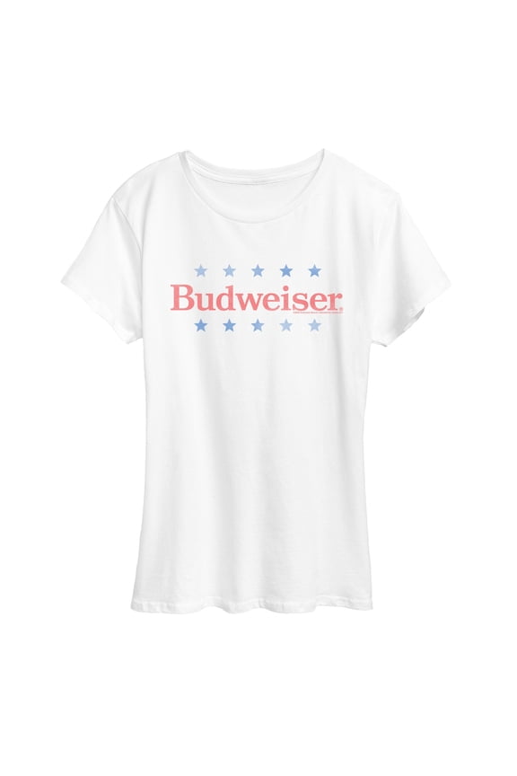 - Bud Americana - Women's Short Sleeve Graphic T-Shirt