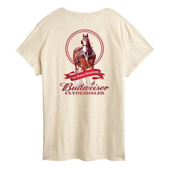 Budweiser - Bud Clydesdales - Women's Short Sleeve Graphic T-Shirt