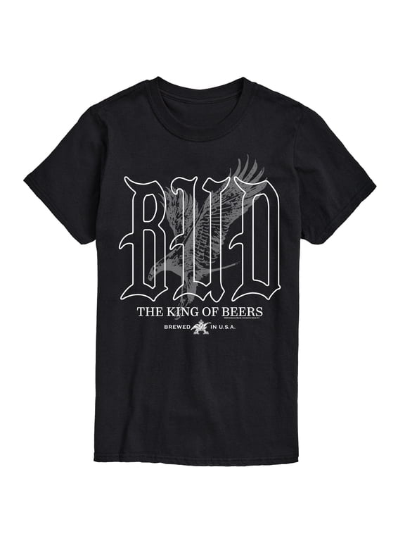 - Bud Eagle Men's Short Sleeve Graphic T-Shirt