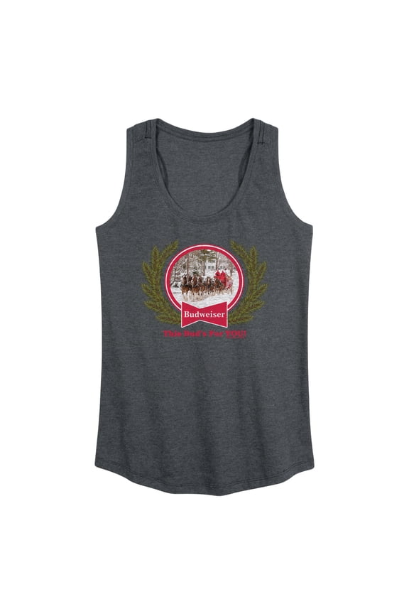 - Bud Holiday Clydesdales - Women's Racerback Tank