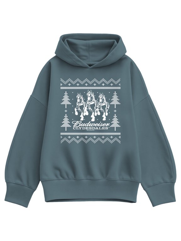 - Bud Sweater Women's Oversized Fleece Hoodie Sweatshirt