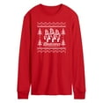 thumbnail image 1 of Budweiser - Bud Sweater - Men's Long Sleeve Graphic T-Shirt, 1 of 3