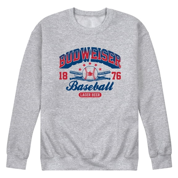 Budweiser - Budweiser Baseball - Men's Crew Fleece Sweatshirt