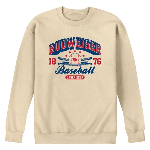 Budweiser - Budweiser Baseball - Men's Crew Fleece Sweatshirt