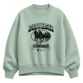 thumbnail image 1 of Budweiser - Budweiser Clydesdales - Ladies Oversized Fleece Crew Sweatshirt, 1 of 3