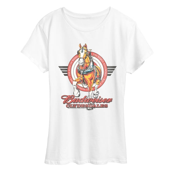 Budweiser - Budweiser Clydesdales - Women's Short Sleeve Graphic T-Shirt