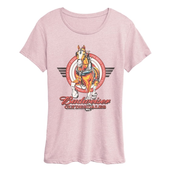 Budweiser - Budweiser Clydesdales - Women's Short Sleeve Graphic T-Shirt