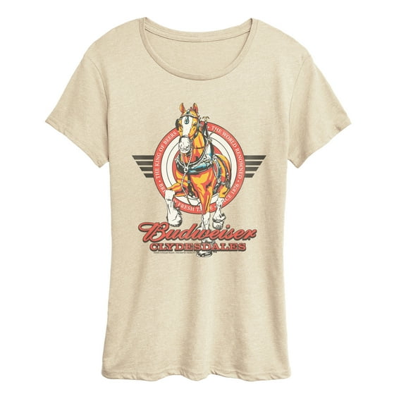 Budweiser - Budweiser Clydesdales - Women's Short Sleeve Graphic T-Shirt