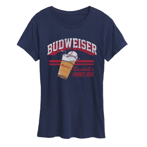 Budweiser - Budweiser Cup Baseball - Women's Short Sleeve Graphic T-Shirt