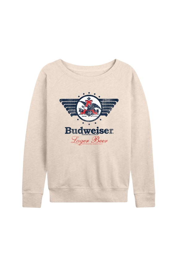 - Budweiser Eagle - Women's French Terry Long Sleeve Pullover