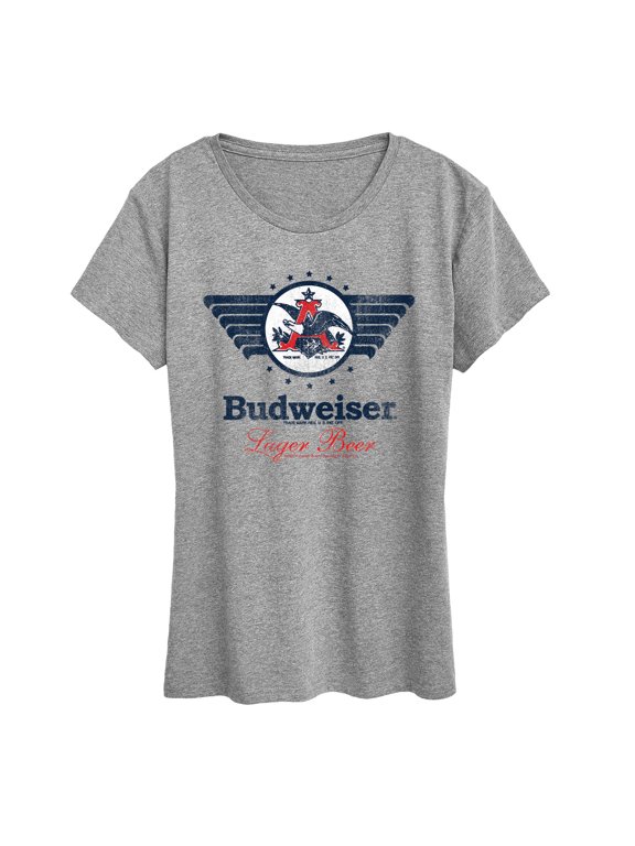 - Budweiser Eagle Women's Short Sleeve Graphic T-Shirt