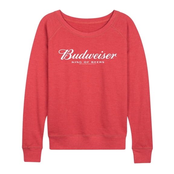 Budweiser - Budweiser King - Women's French Terry Long Sleeve Pullover