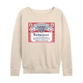 thumbnail image 1 of Budweiser - Budweiser Label - Women's French Terry Long Sleeve Pullover, 1 of 4