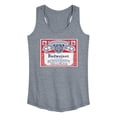 thumbnail image 1 of Budweiser - Budweiser Label - Women's Racerback Tank, 1 of 4