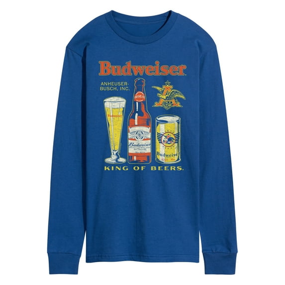 Budweiser - Classic Lineup - Men's Long Sleeve Graphic T-Shirt