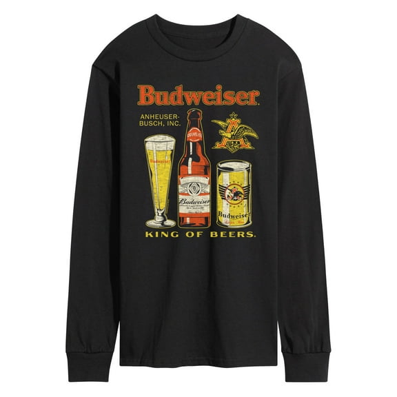 Budweiser - Classic Lineup - Men's Long Sleeve Graphic T-Shirt