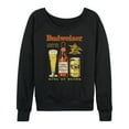 thumbnail image 1 of Budweiser - Classic Lineup - Women's French Terry Long Sleeve Shirt, 1 of 5
