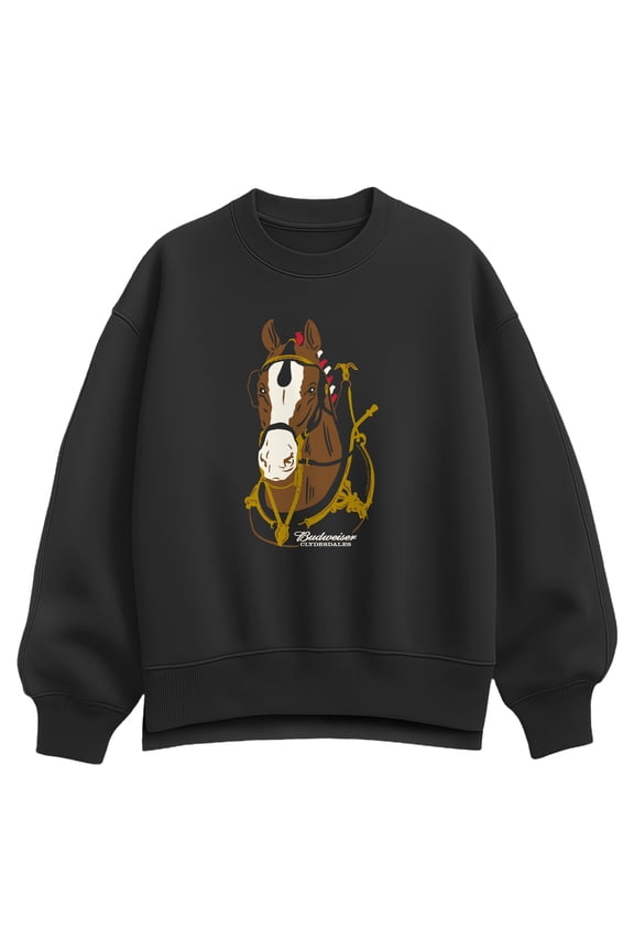 - Clydesdale - Women's Oversized Fleece Crew Sweatshirt
