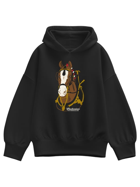 - Clydesdale Women's Oversized Fleece Hoodie Sweatshirt