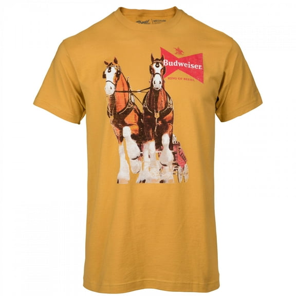 Budweiser Clydesdales Gold Colorway T-Shirt-Medium