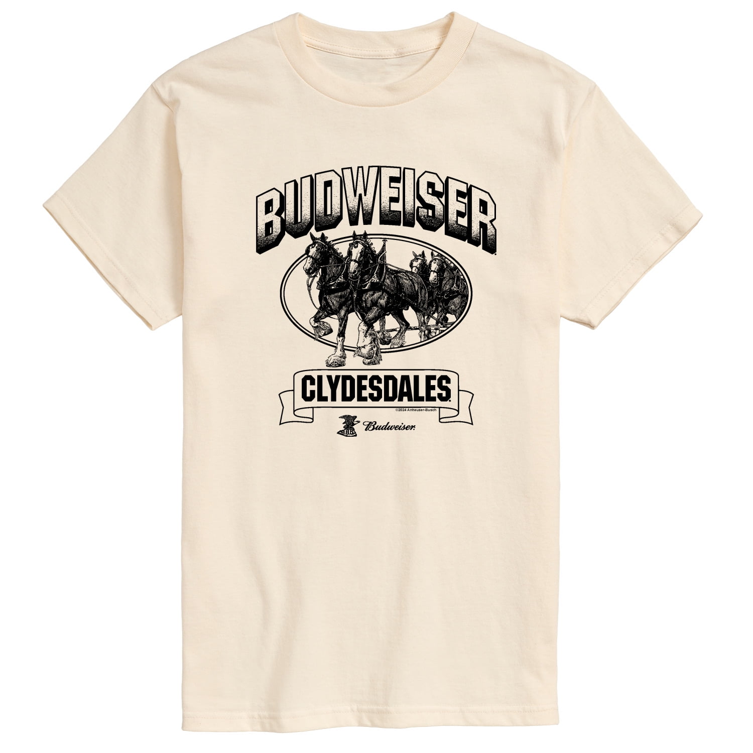 BUDWEISER Budweiser Advertising T-shirt Men's XXL cotton ivory Vintage Second Hand