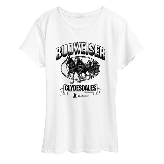 Budweiser - Clydesdales - Women's Short Sleeve Graphic T-Shirt