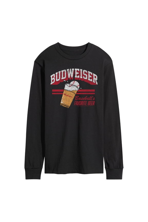 - Cup Baseball - Men's Long Sleeve Graphic T-Shirt