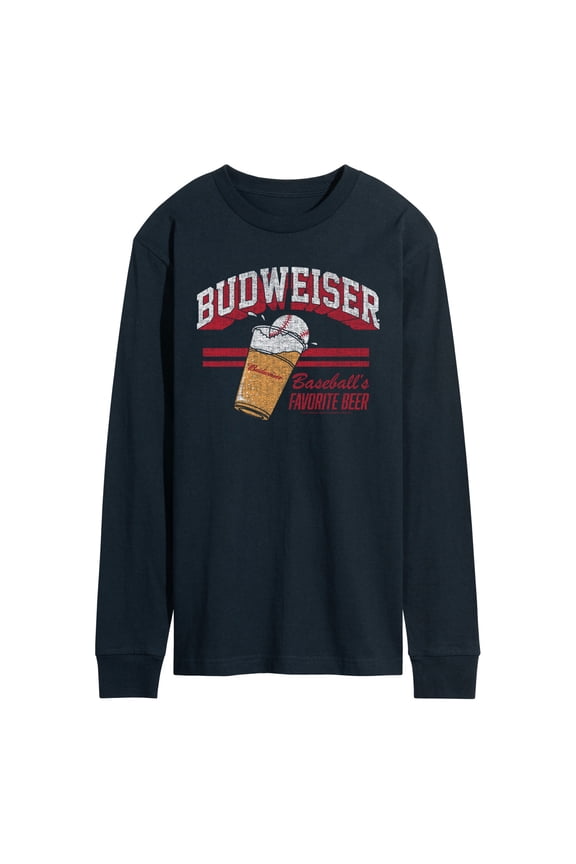 - Cup Baseball - Men's Long Sleeve Graphic T-Shirt