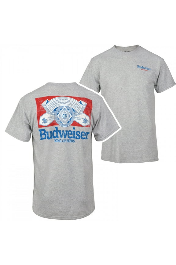 Distressed Logo Front and Back Print T-Shirt-XLarge