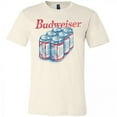 thumbnail image 1 of Budweiser Hand-Drawn Six Pack T-Shirt-3XLarge, 1 of 1