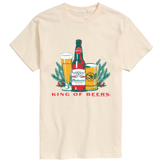 Budweiser - Holiday Beer - Men's Short Sleeve Graphic T-Shirt