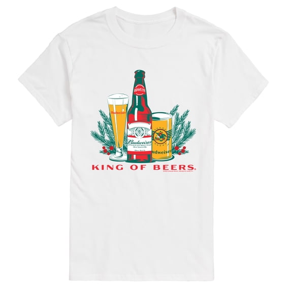 Budweiser - Holiday Beer - Men's Short Sleeve Graphic T-Shirt