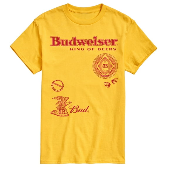 Budweiser - Icons Oversized - Men's Short Sleeve Graphic T-Shirt