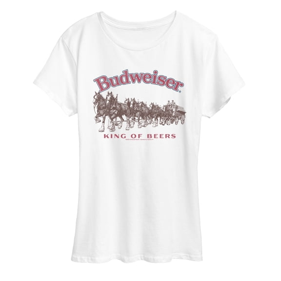 Budweiser - King Budweiser - Women's Short Sleeve Graphic T-Shirt