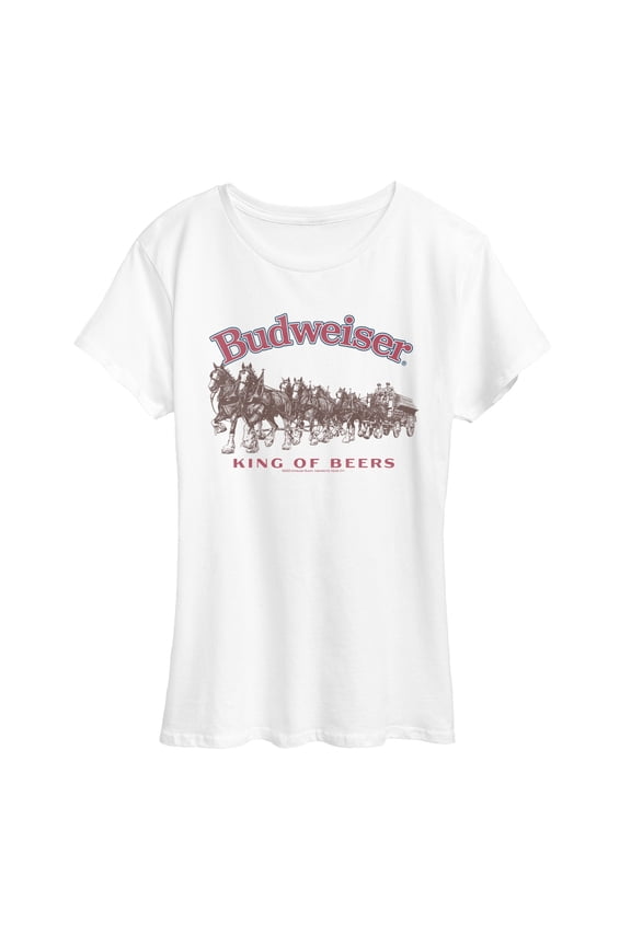 - King Budweiser - Women's Short Sleeve Graphic T-Shirt