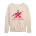 thumbnail image 1 of Budweiser - King Of Beers - Women's French Terry Long Sleeve Pullover, 1 of 4