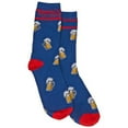 thumbnail image 1 of Budweiser Logo and Foamy Mugs Crew Socks, 1 of 3