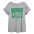 thumbnail image 1 of Budweiser - Medallion St Paddys - Women's Oversized Tee, 1 of 5