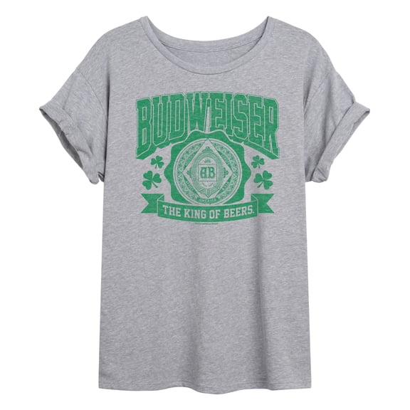 Budweiser - Medallion St Paddys - Women's Oversized Tee