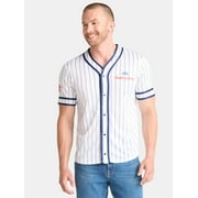 Budweiser Men's and Big Men's Baseball Jersey, Sizes XS-3XL