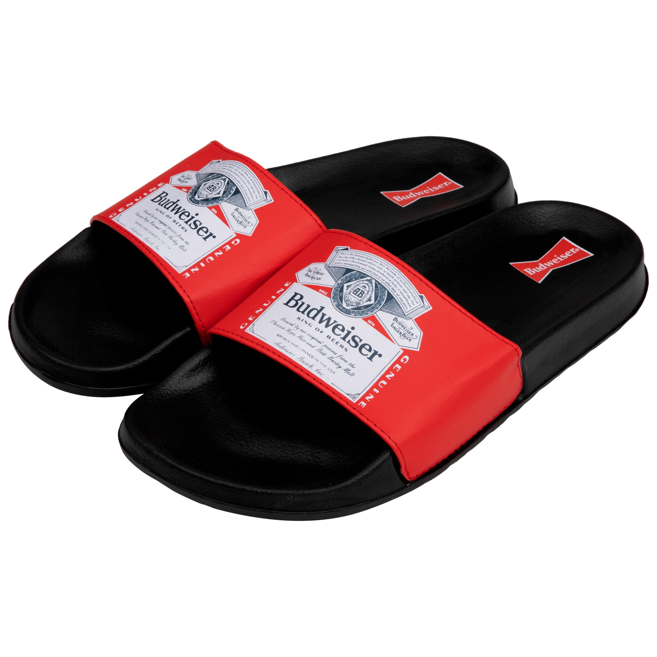 Budweiser Mens Slide Sandals