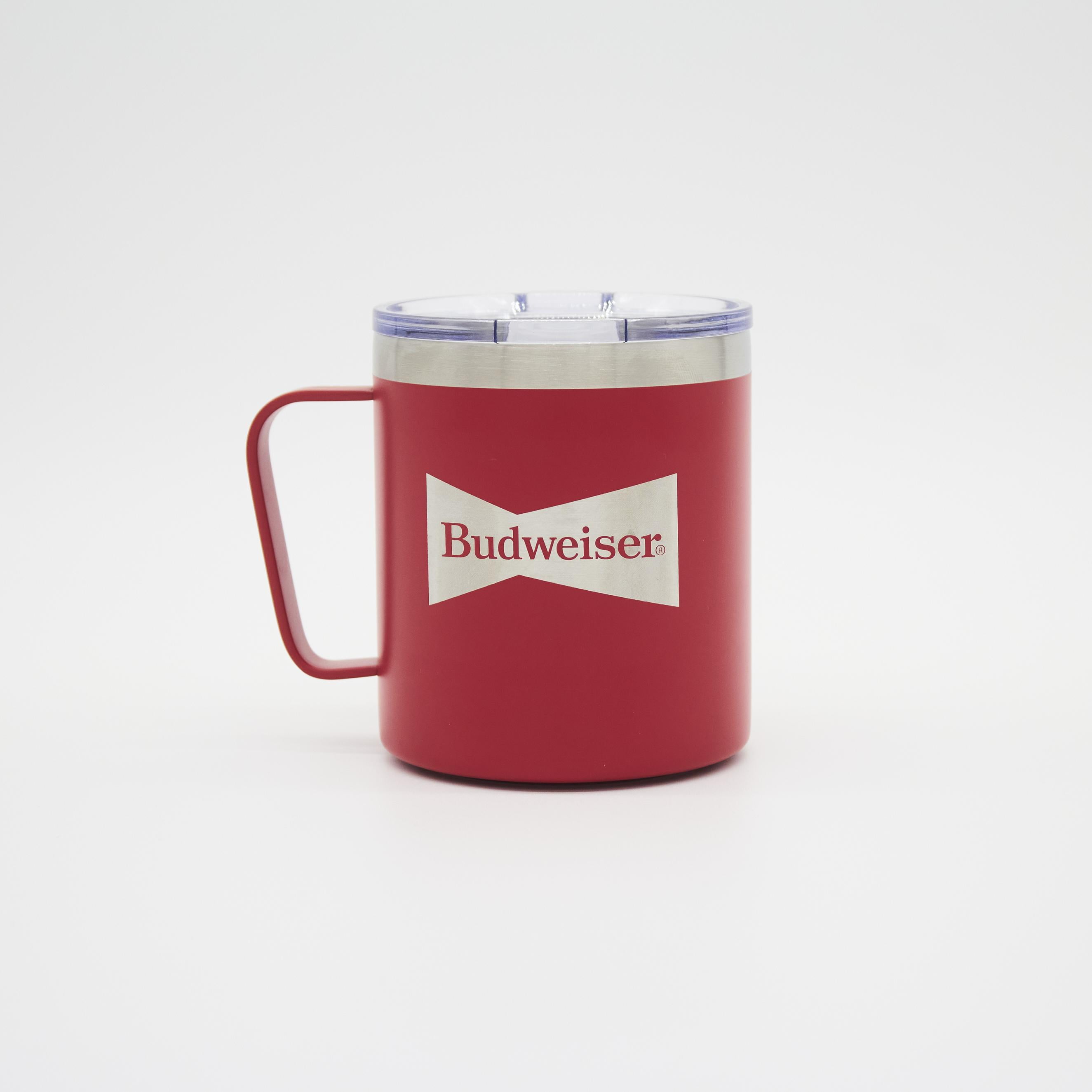 Budweiser Mug with Handle 14oz Insulated Stainless Steel Reusable