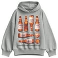 thumbnail image 1 of Budweiser - Nothing Beats A Bud - Ladies Oversized Fleece Hoodie Sweatshirt, 1 of 3
