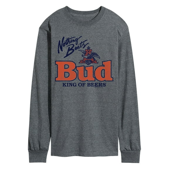 Budweiser - Nothing Beats A Bud - Men's Long Sleeve Graphic T-Shirt