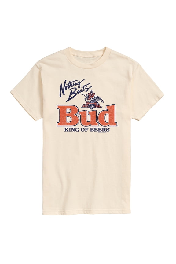 - Nothing Beats A Bud - Men's Short Sleeve Graphic T-Shirt