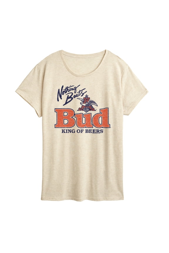 - Nothing Beats A Bud - Women's Short Sleeve Graphic T-Shirt