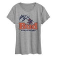 thumbnail image 1 of Budweiser - Nothing Beats A Bud - Women's Short Sleeve Graphic T-Shirt, 1 of 5