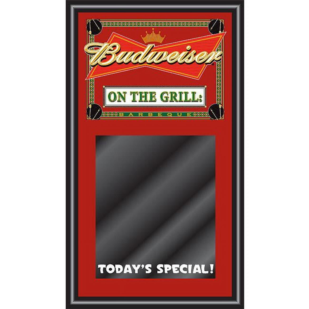 Budweiser On The Grill Write On Menu Chalkboard Bar Sign