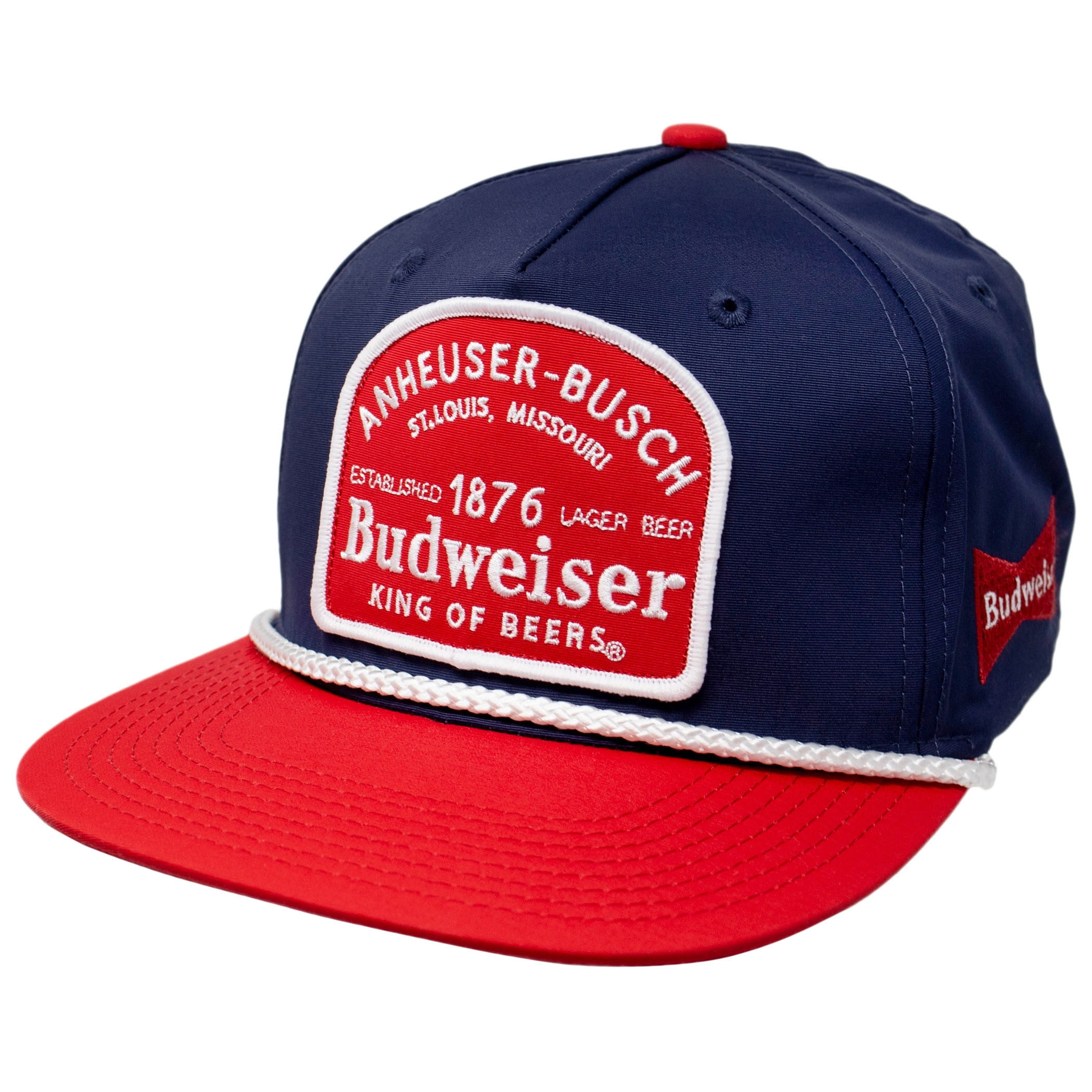 Budweiser Red and Blue Vintage Patch Snapback Philippines Ubuy