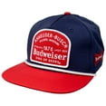 thumbnail image 1 of Budweiser Red and Blue Vintage Patch Snapback, 1 of 5
